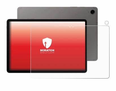 Imagen del dispositivo Samsung Galaxy Tab S9 FE (Frontal+Cámara) con una amplia variedad de protectores de pantalla.