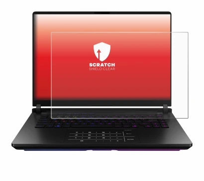 Imagen del dispositivo ASUS ROG Strix SCAR 18 2025 con una amplia variedad de protectores de pantalla.