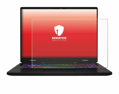 Imagen del dispositivo MSI Vector 16 HX AI con una amplia variedad de protectores de pantalla.