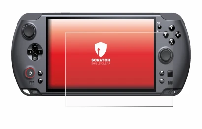 Imagen del dispositivo GPD Win 5 con una amplia variedad de protectores de pantalla.