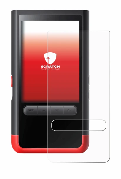 Imagen del dispositivo ThermoMaven P2 con una amplia variedad de protectores de pantalla.