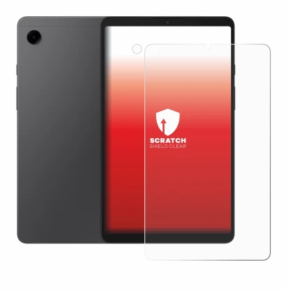 Imagen del dispositivo Samsung Galaxy Tab A9 (Frontal+Cámara) con una amplia variedad de protectores de pantalla.