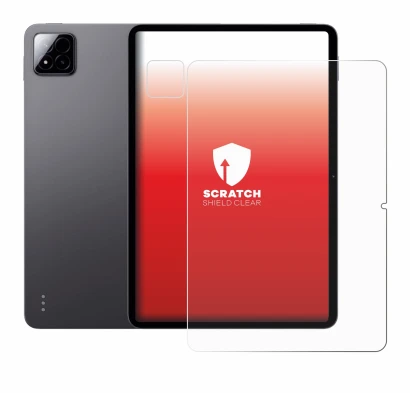Imagen del dispositivo Xiaomi Pad 7 (Frontal+Cámara) con una amplia variedad de protectores de pantalla.