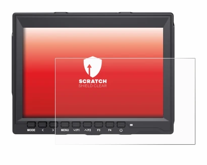 Imagen del dispositivo Feelworld FW759 7" con una amplia variedad de protectores de pantalla.