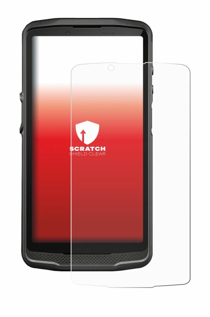 Imagen del dispositivo Crosscall Core M6 con una amplia variedad de protectores de pantalla.
