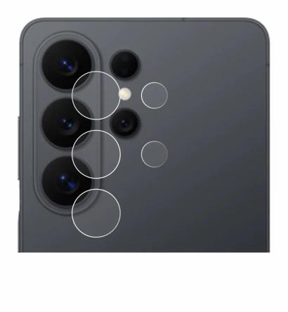 Imagen del dispositivo Samsung Galaxy S26 Ultra (SÓLO Cámara) con una amplia variedad de protectores de pantalla.