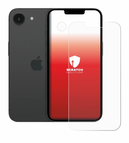 Imagen del dispositivo Apple iPhone 17e (Frontal+Cámara) con una amplia variedad de protectores de pantalla.