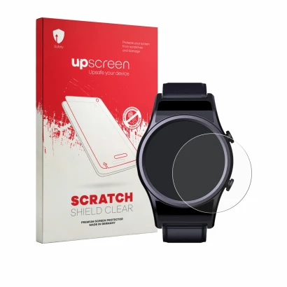Parte frontal de un envase de producto con el logotipo de la marca upscreen. Al lado se muestra el dispositivo DigiKuber FSSB