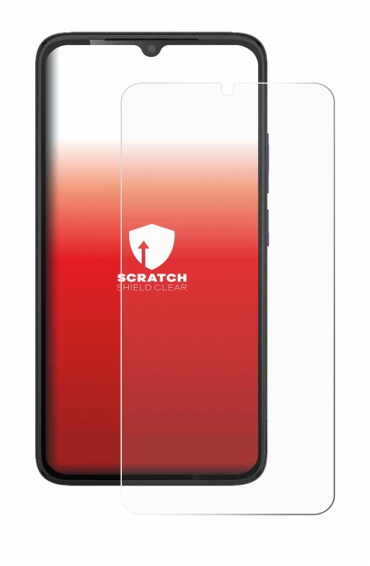Imagen del dispositivo TCL K70 SE con una amplia variedad de protectores de pantalla.