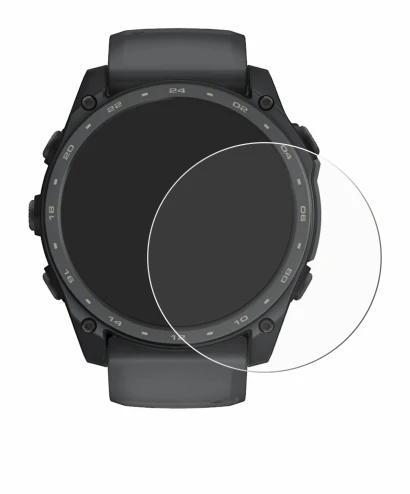 Imagen del dispositivo Garmin Tactix 8 Amoled Cerakote (51 mm) con una amplia variedad de protectores de pantalla.