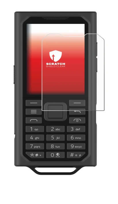 Imagen del dispositivo HMD Terra M con una amplia variedad de protectores de pantalla.