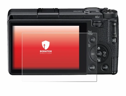 Imagen del dispositivo Ricoh GR IV Monochrome con una amplia variedad de protectores de pantalla.