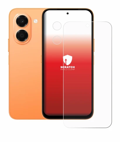 Imagen del dispositivo Honor X7e (Frontal+Cámara) con una amplia variedad de protectores de pantalla.