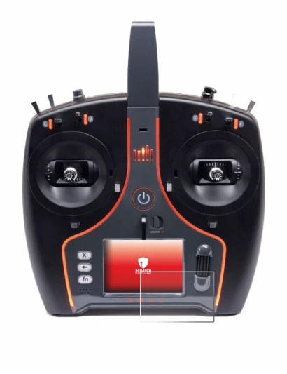 Imagen del dispositivo Spektrum NX7e Plus con una amplia variedad de protectores de pantalla.
