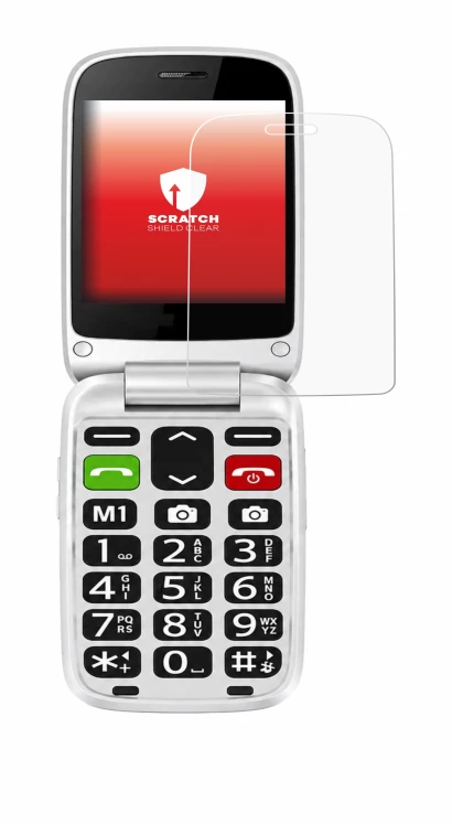 Imagen del dispositivo true S70 con una amplia variedad de protectores de pantalla.