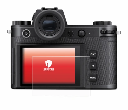 Imagen del dispositivo Leica SL3-P con una amplia variedad de protectores de pantalla.