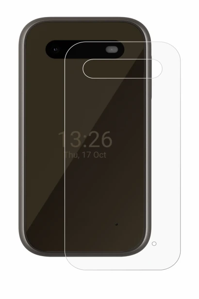 Imagen del dispositivo HMD 2660 Flip 4G (Trasero) con una amplia variedad de protectores de pantalla.