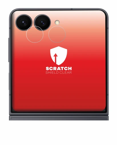 Imagen del dispositivo Samsung Galaxy Z Flip 8 (SÓLO Cámara) con una amplia variedad de protectores de pantalla.