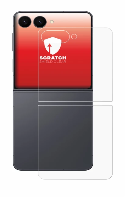 Imagen del dispositivo Samsung Galaxy Z Flip 8 (Trasero) con una amplia variedad de protectores de pantalla.