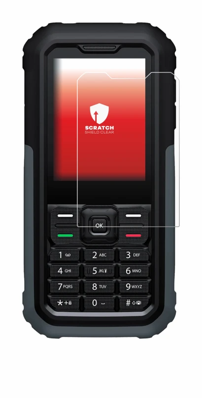 Imagen del dispositivo TCL OneTouch 5044 con una amplia variedad de protectores de pantalla.