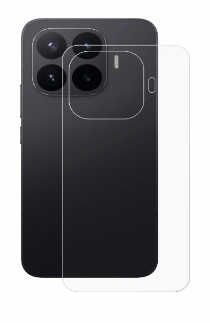 Imagen del dispositivo Xiaomi 17T Pro (Trasero) con una amplia variedad de protectores de pantalla.