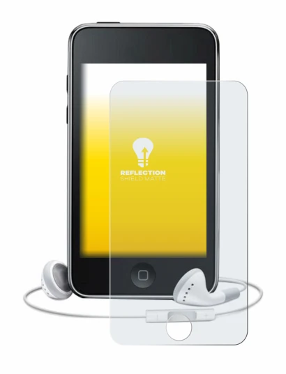 Imagen del dispositivo Apple iPod Touch (3a Gen.) con una amplia variedad de protectores de pantalla.