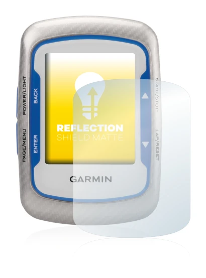 Imagen del dispositivo Garmin Edge 500 con una amplia variedad de protectores de pantalla.