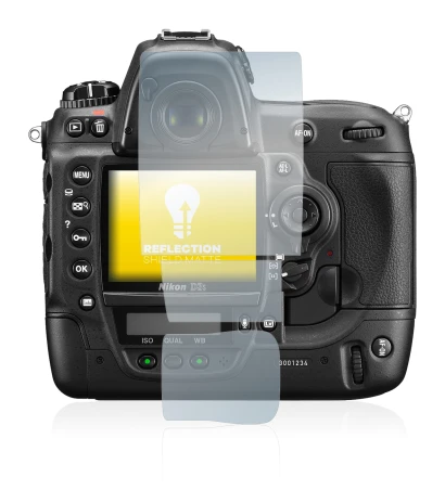 Imagen del dispositivo Nikon D3S con una amplia variedad de protectores de pantalla.