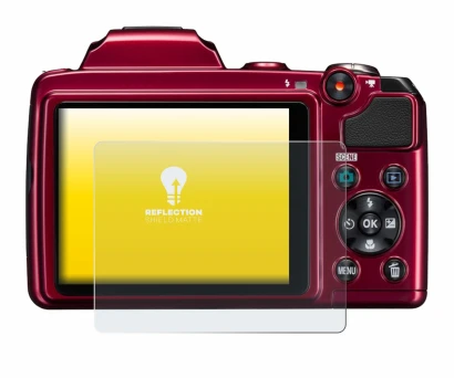 Imagen del dispositivo Nikon Coolpix L120 con una amplia variedad de protectores de pantalla.