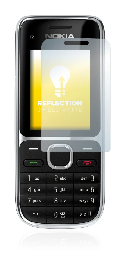 Imagen del dispositivo Nokia C2-01 con una amplia variedad de protectores de pantalla.