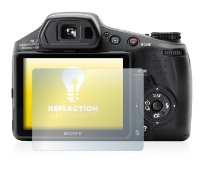 Imagen del dispositivo Sony Cyber-Shot DSC-HX200V con una amplia variedad de protectores de pantalla.