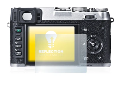Imagen del dispositivo Fujifilm X100S con una amplia variedad de protectores de pantalla.