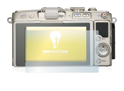 Imagen del dispositivo Olympus PEN E-PL6 con una amplia variedad de protectores de pantalla.