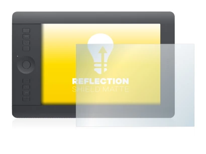 Imagen del dispositivo Wacom Intuos Pro S con una amplia variedad de protectores de pantalla.