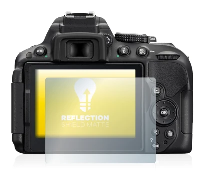 Imagen del dispositivo Nikon D5300 con una amplia variedad de protectores de pantalla.