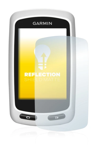 Imagen del dispositivo Garmin Edge Touring Plus con una amplia variedad de protectores de pantalla.