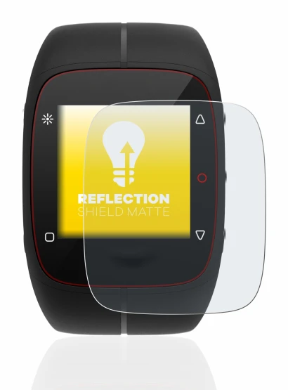 Imagen del dispositivo Polar M400 con una amplia variedad de protectores de pantalla.