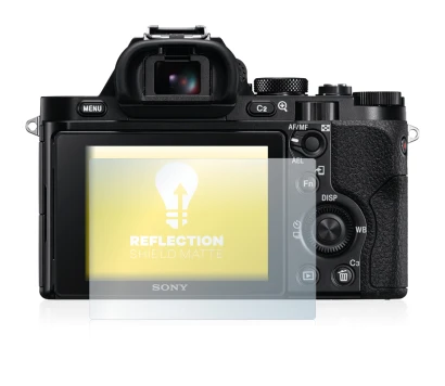 Imagen del dispositivo Sony Alpha 7S con una amplia variedad de protectores de pantalla.