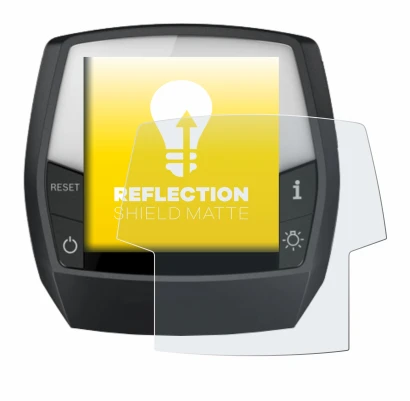 Imagen del dispositivo Bosch Intuvia Active Line con una amplia variedad de protectores de pantalla.
