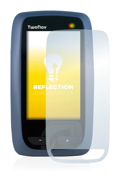 Imagen del dispositivo CompeGPS TwoNav Anima con una amplia variedad de protectores de pantalla.