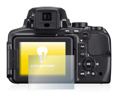 Imagen del dispositivo Nikon Coolpix P900 con una amplia variedad de protectores de pantalla.