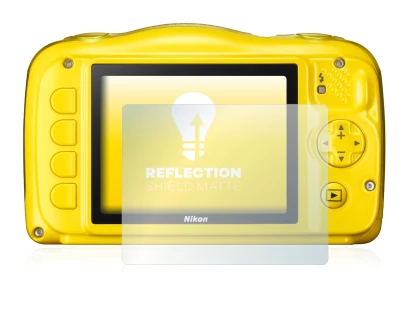 Imagen del dispositivo Nikon Coolpix S33 con una amplia variedad de protectores de pantalla.
