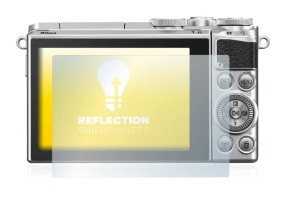 Imagen del dispositivo Nikon 1 J5 con una amplia variedad de protectores de pantalla.
