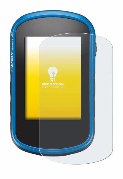 Imagen del dispositivo Garmin eTrex Touch 35 con una amplia variedad de protectores de pantalla.