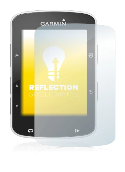 Imagen del dispositivo Garmin Edge 520 con una amplia variedad de protectores de pantalla.