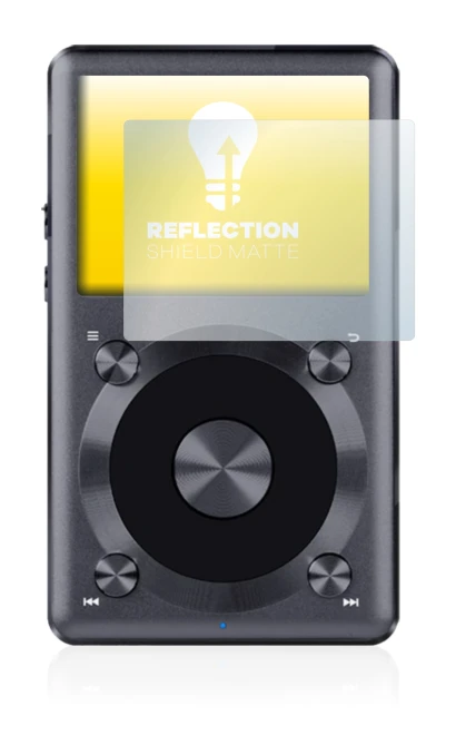 Imagen del dispositivo FiiO X3 II con una amplia variedad de protectores de pantalla.
