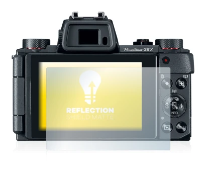 Imagen del dispositivo Canon PowerShot G5 X con una amplia variedad de protectores de pantalla.