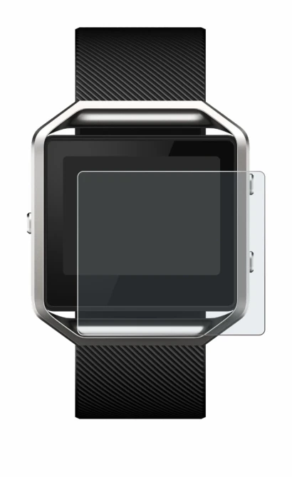 Imagen del dispositivo Fitbit Blaze con una amplia variedad de protectores de pantalla.