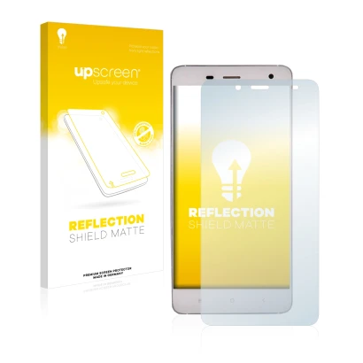 Parte frontal de un envase de producto con el logotipo de la marca upscreen. Al lado se muestra el dispositivo Pepsi P1 con su