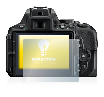 Imagen del dispositivo Nikon D5600 con una amplia variedad de protectores de pantalla.